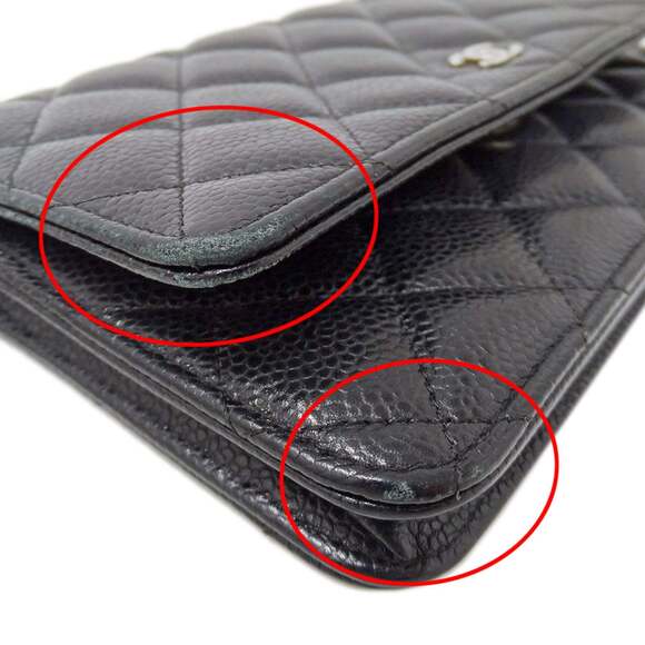 CHANEL Black Caviar Leather Wallet - Picture 13 of 16